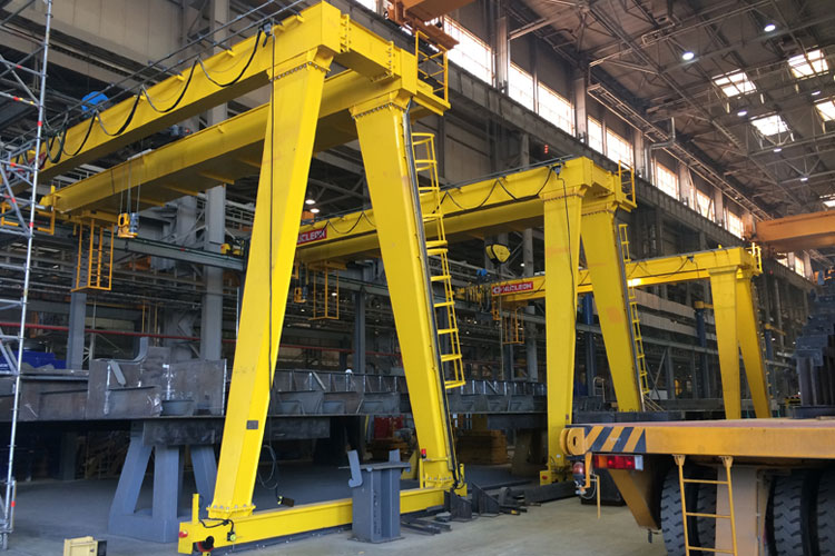  Gantry Cranes for Russia Zvezda Shipyard