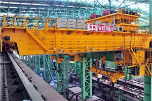Material Handling Ton Metallurgical Cranes With Hook Ton